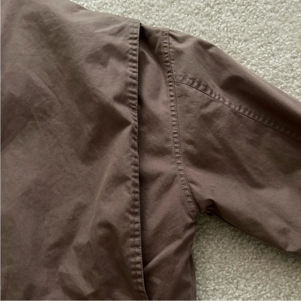 JCREW vintage classic chrome barn jacket cotton tan brown red plaid XS Oarsman - Picture 9 of 15